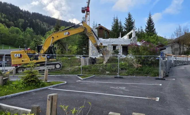 Démolition d'un chalet à MERIBEL VILLAGE, Fréjus, MARTIN Hervé Terrassement