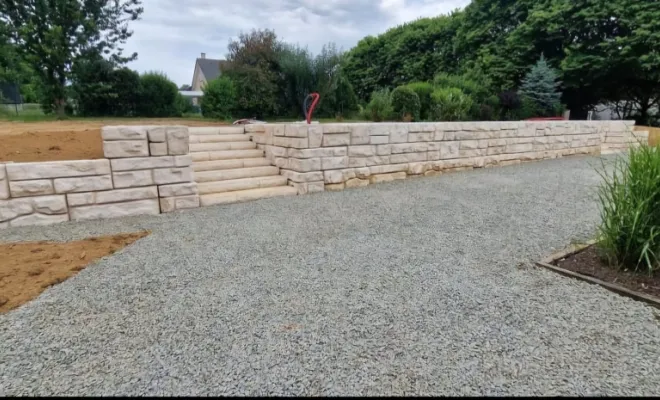 Travaux redi-rock,Frejus, MARTIN Hervé Terrassement